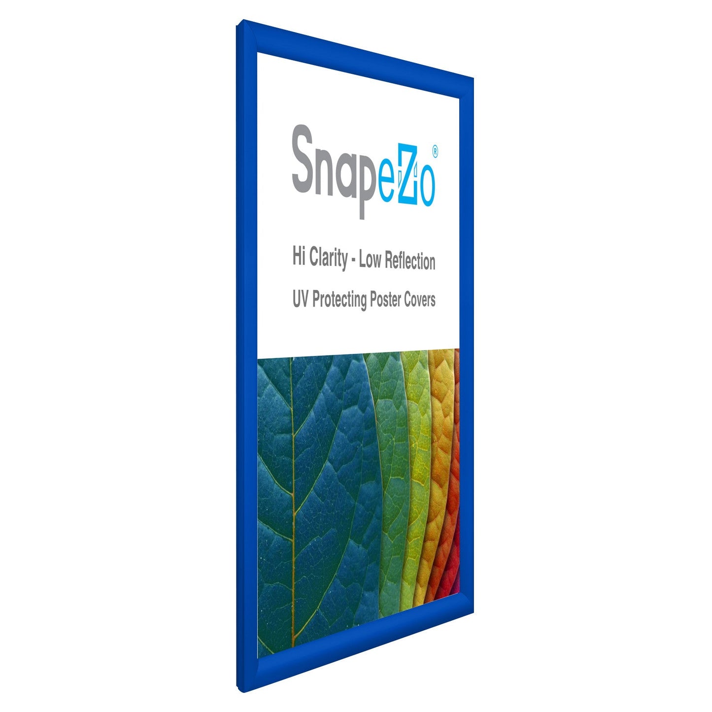 Load image into Gallery viewer, 17x22 Blue SnapeZo® Snap Frame - 1.2&amp;quot; Profile
