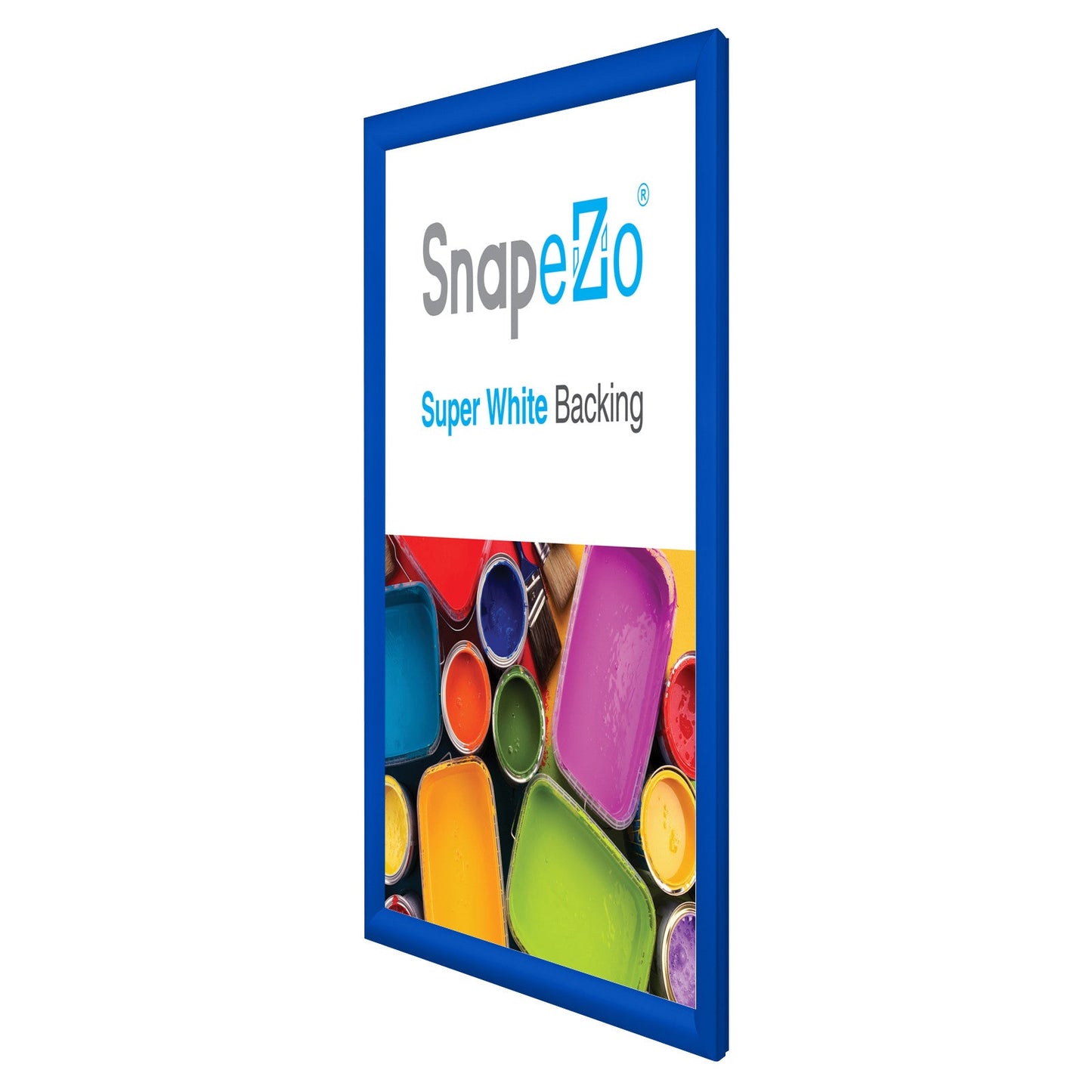 Load image into Gallery viewer, 15x20 Blue SnapeZo® Snap Frame - 1.2&amp;quot; Profile
