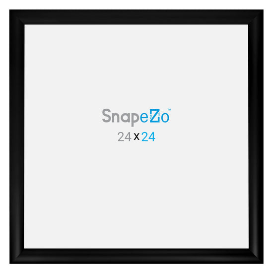 24x24 Black SnapeZo® Snap Frame - 1.2" Profile