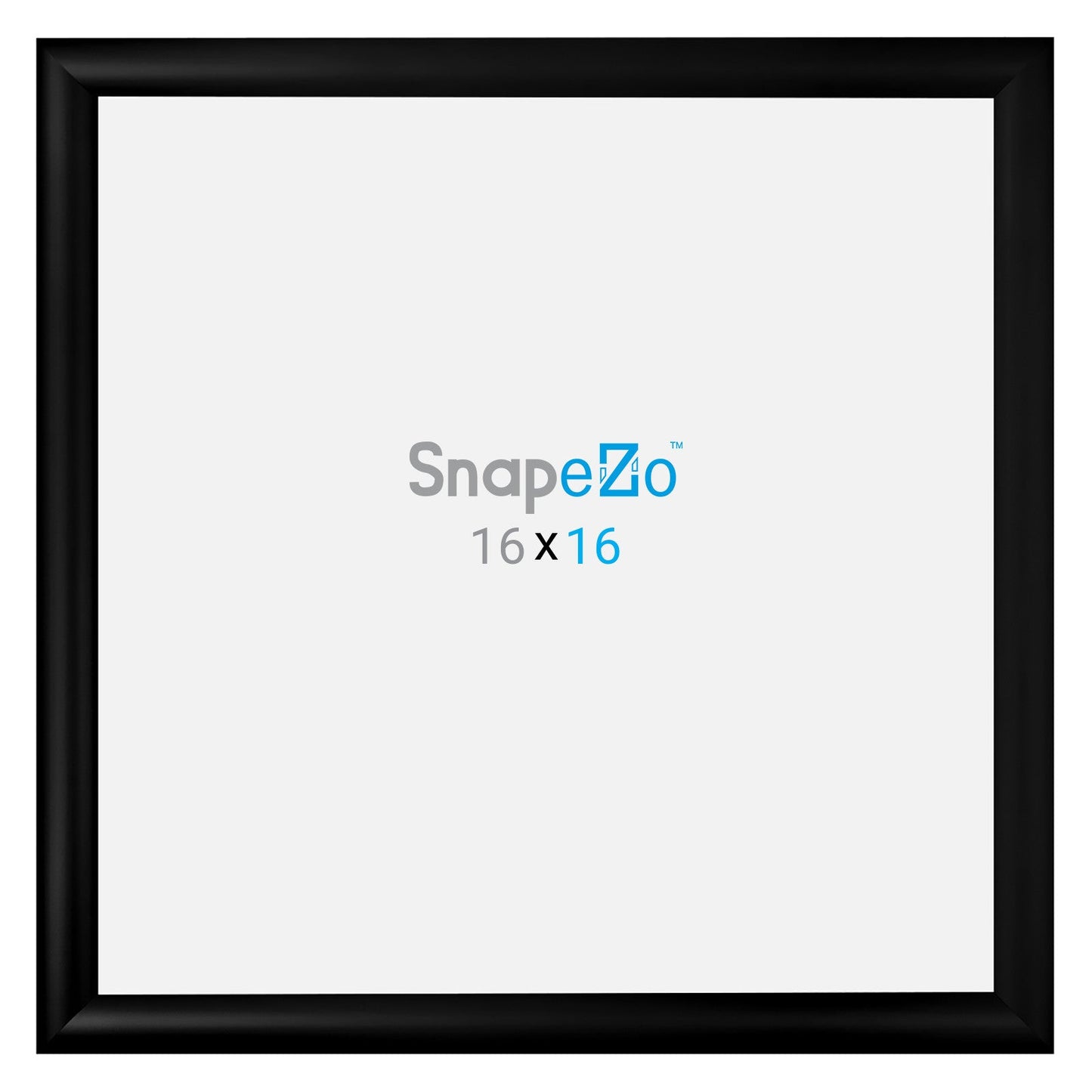 16x16 Black SnapeZo® Snap Frame - 1.2" Profile