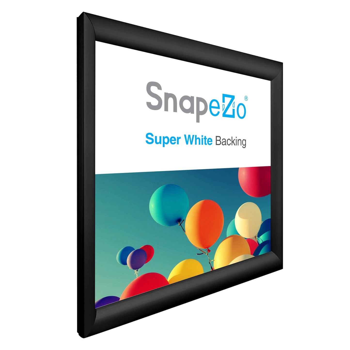 Load image into Gallery viewer, 23x23 Black SnapeZo® Snap Frame - 1.2&amp;quot; Profile
