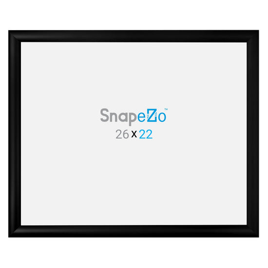 Load image into Gallery viewer, 22x26 Black SnapeZo® Snap Frame - 1.2&amp;quot; Profile
