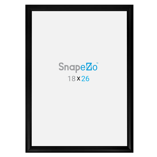 Load image into Gallery viewer, 18x26 Black SnapeZo® Snap Frame - 1.2&amp;quot; Profile
