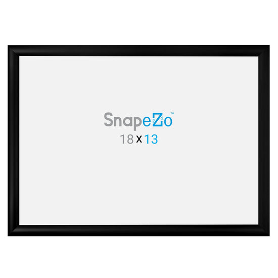 13x18 Black SnapeZo® Snap Frame - 1.2" Profile