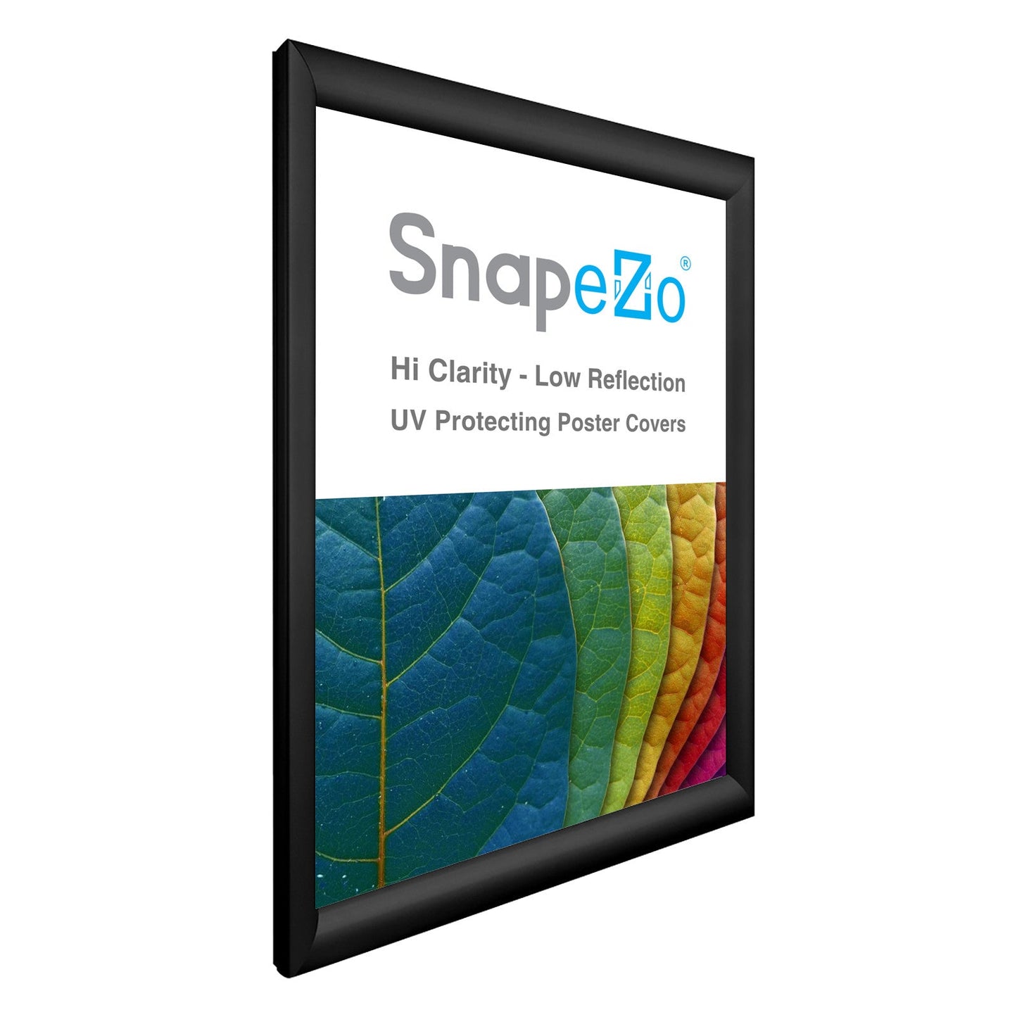 Load image into Gallery viewer, 12x17 Black SnapeZo® Snap Frame - 1.2&amp;quot; Profile
