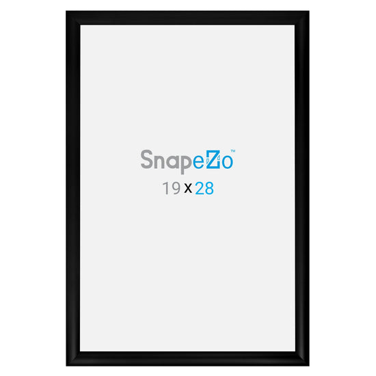 19x28 Black SnapeZo® Snap Frame - 1.2" Profile