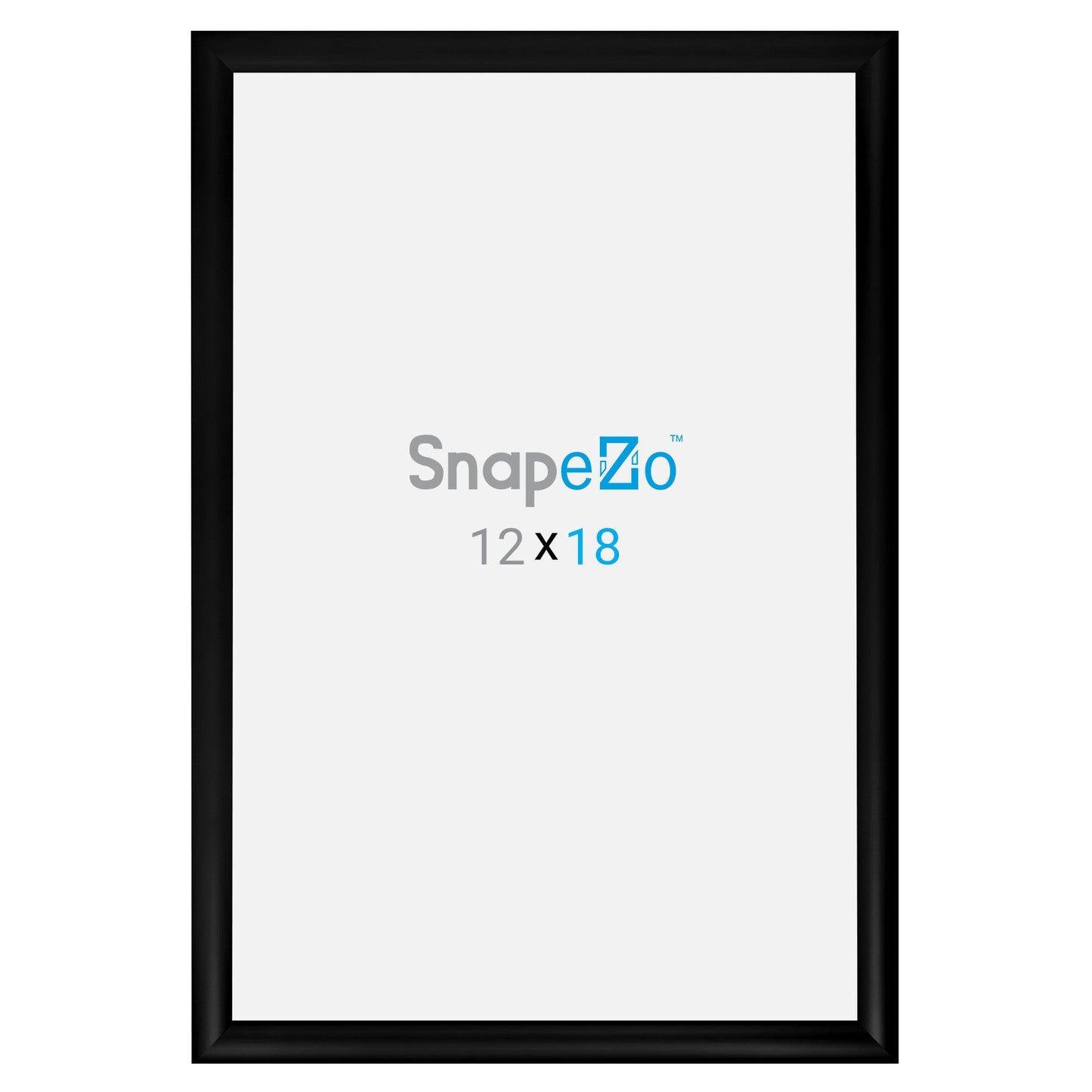 Load image into Gallery viewer, 12x18 Black SnapeZo® Snap Frame - 1.2&amp;quot; Profile
