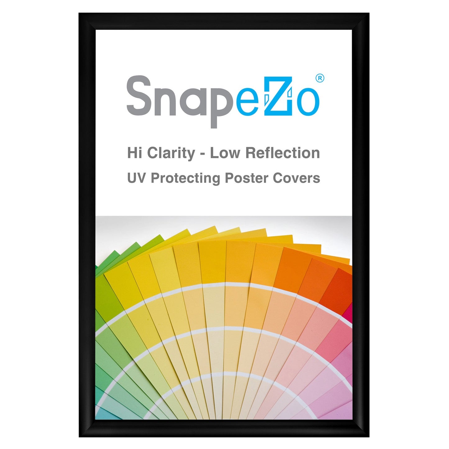 Load image into Gallery viewer, 15x23 Black SnapeZo® Snap Frame - 1.2&amp;quot; Profile
