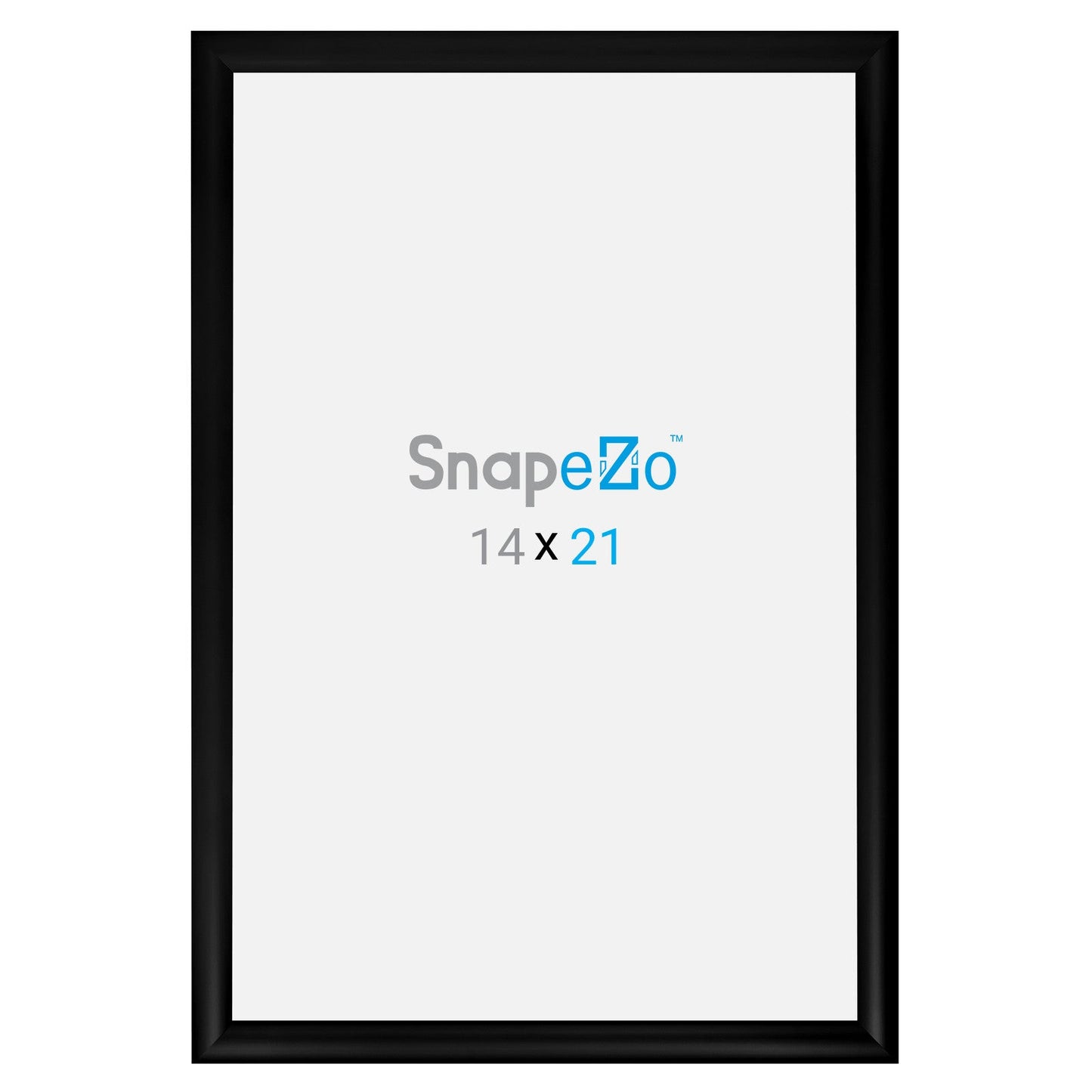 14x21 Black SnapeZo® Snap Frame - 1.2" Profile