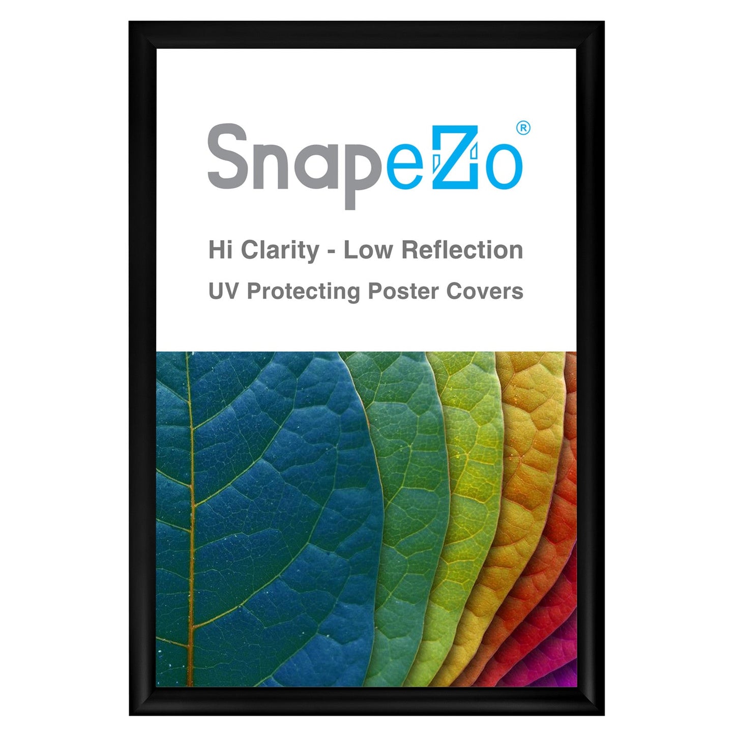Load image into Gallery viewer, 12x18 Black SnapeZo® Snap Frame - 1.2&amp;quot; Profile
