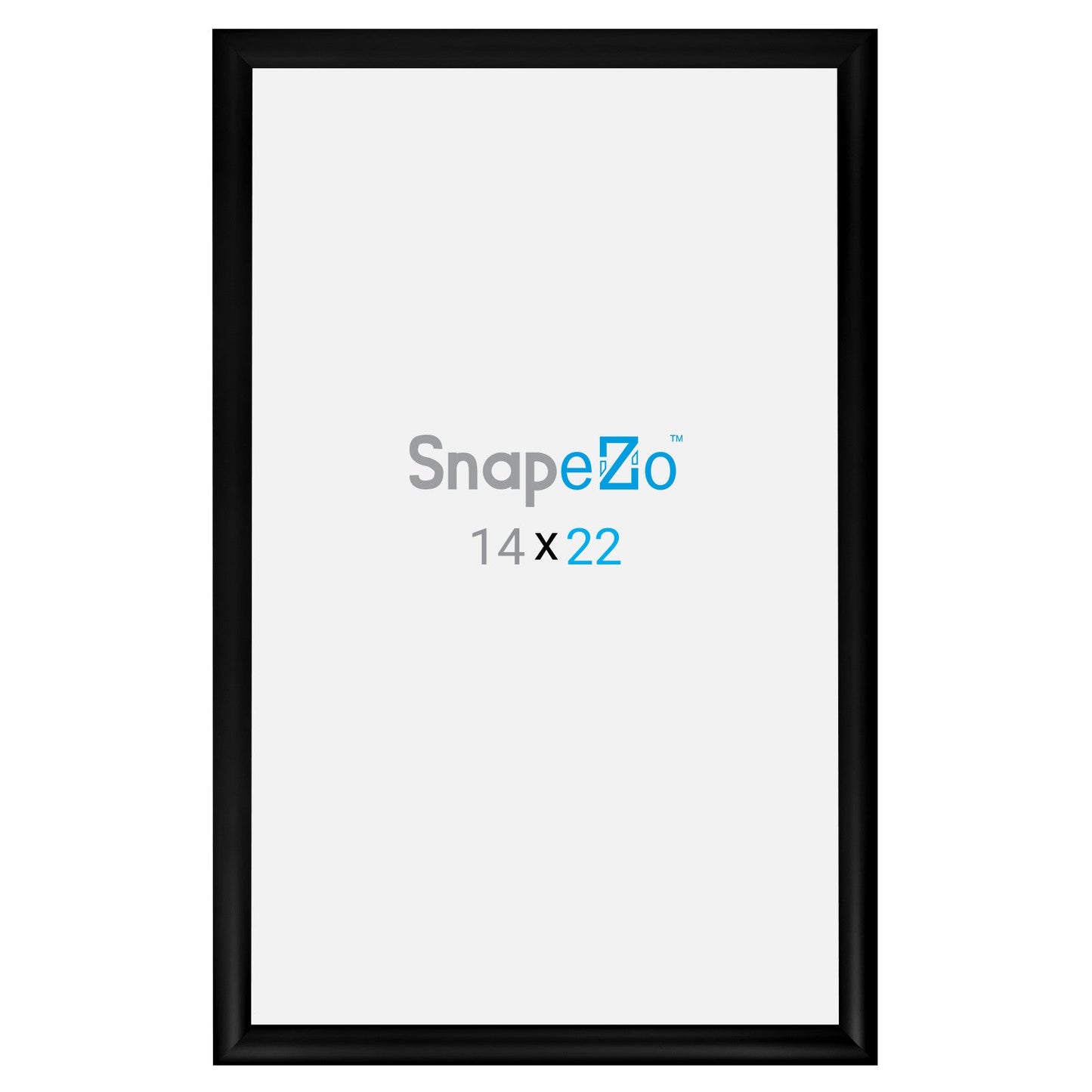 14x22 Black SnapeZo® Snap Frame - 1.2" Profile