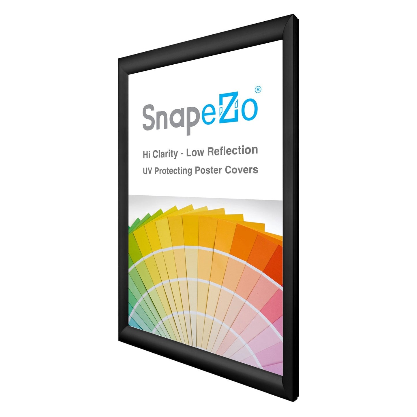 Load image into Gallery viewer, 19x30 Black SnapeZo® Snap Frame - 1.2&amp;quot; Profile
