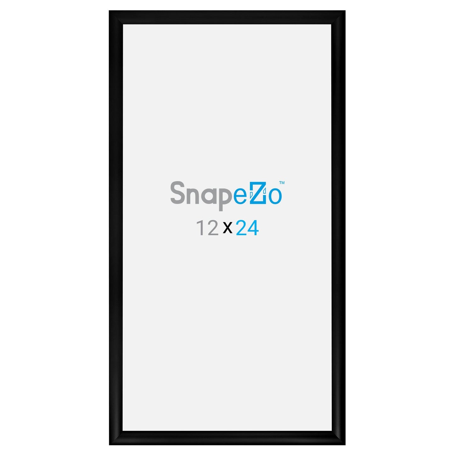 Load image into Gallery viewer, 12x24 Black SnapeZo® Snap Frame - 1.2&amp;quot; Profile
