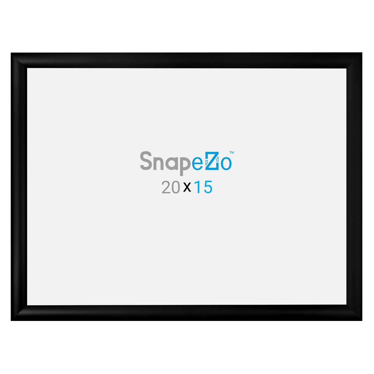 15x20 Black SnapeZo® Snap Frame - 1.2" Profile