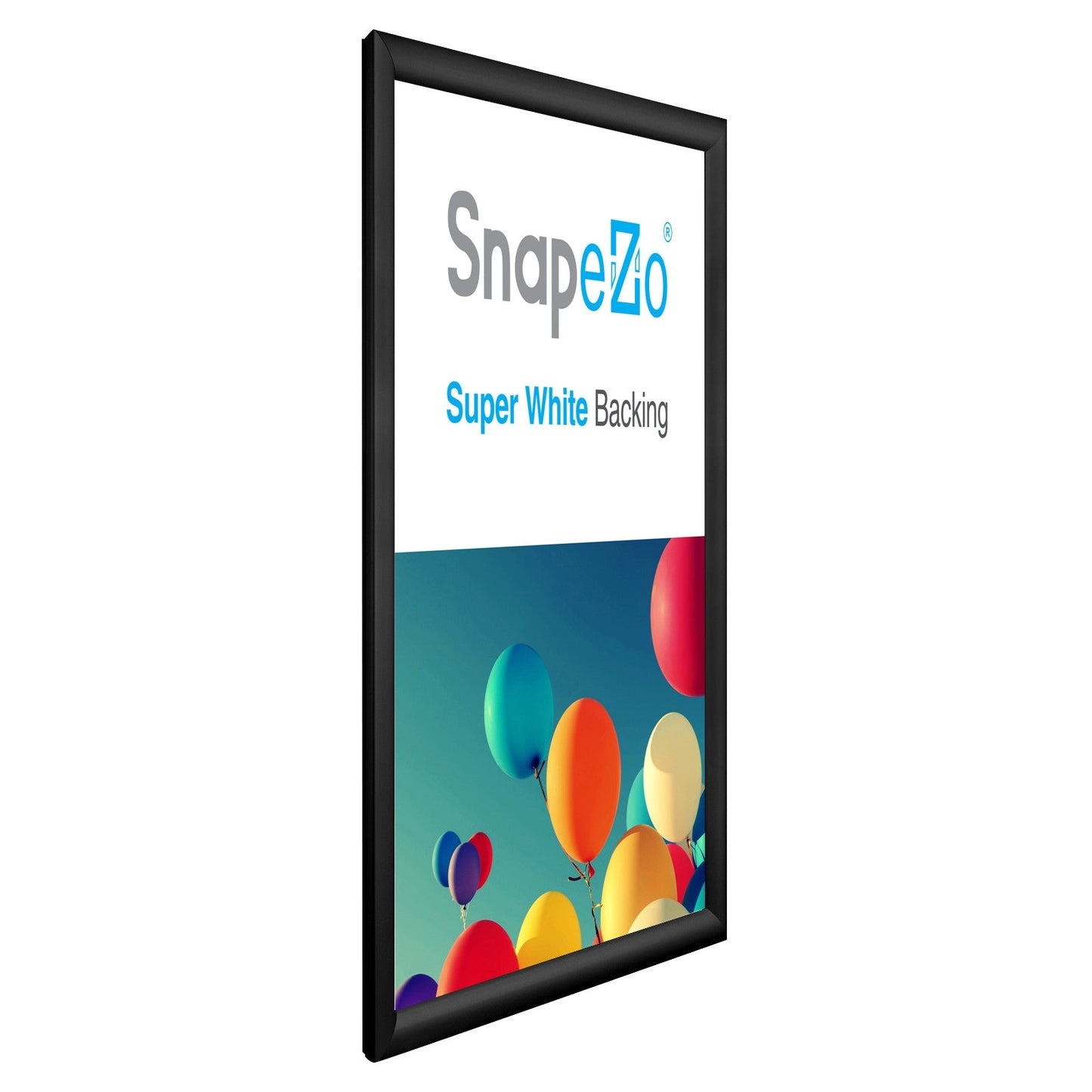 Load image into Gallery viewer, 12x16 Black SnapeZo® Snap Frame - 1.2&amp;quot; Profile
