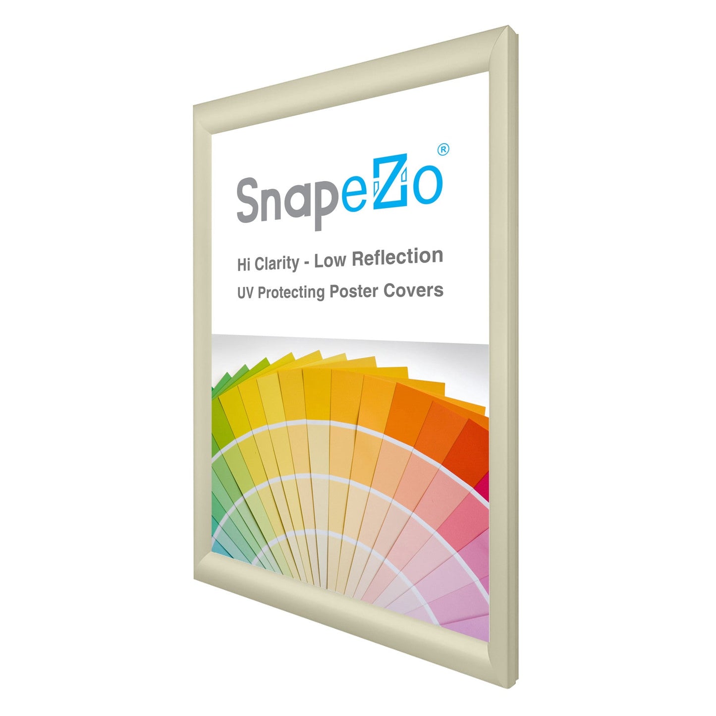 20x30 Cream SnapeZo® Snap Frame - 1.2" Profile