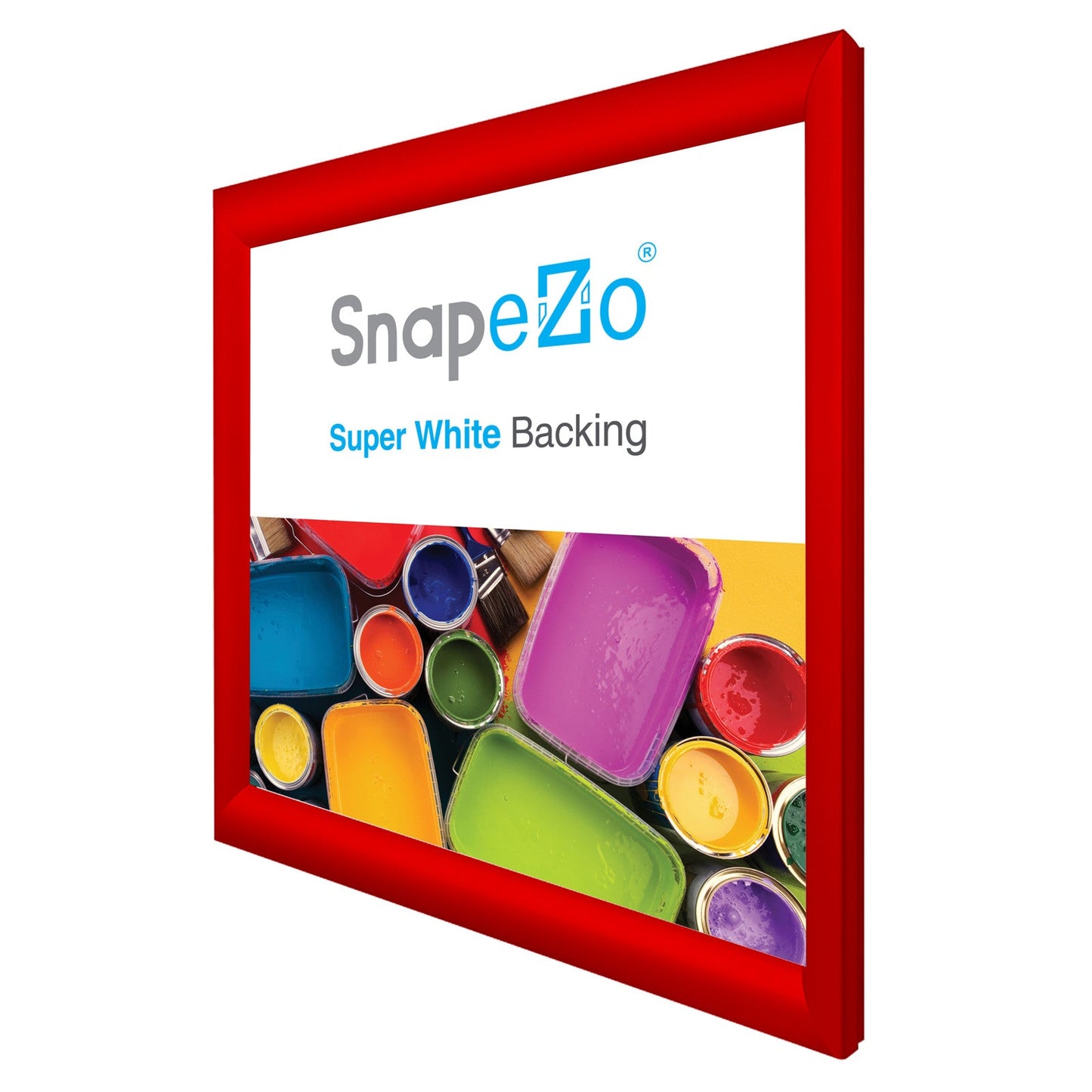 24x24 Red SnapeZo® Snap Frame - 1.2" Profile