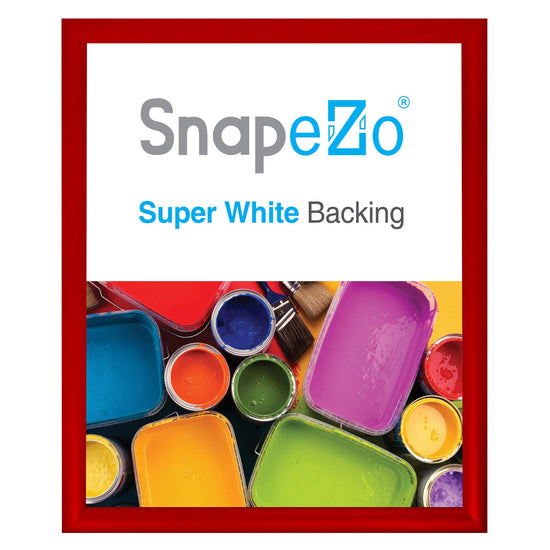 Load image into Gallery viewer, 18x22 Red SnapeZo® Snap Frame - 1.2&amp;quot; Profile
