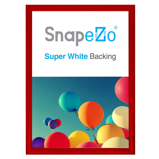Load image into Gallery viewer, 16x22 Red SnapeZo® Snap Frame - 1.2&amp;quot; Profile
