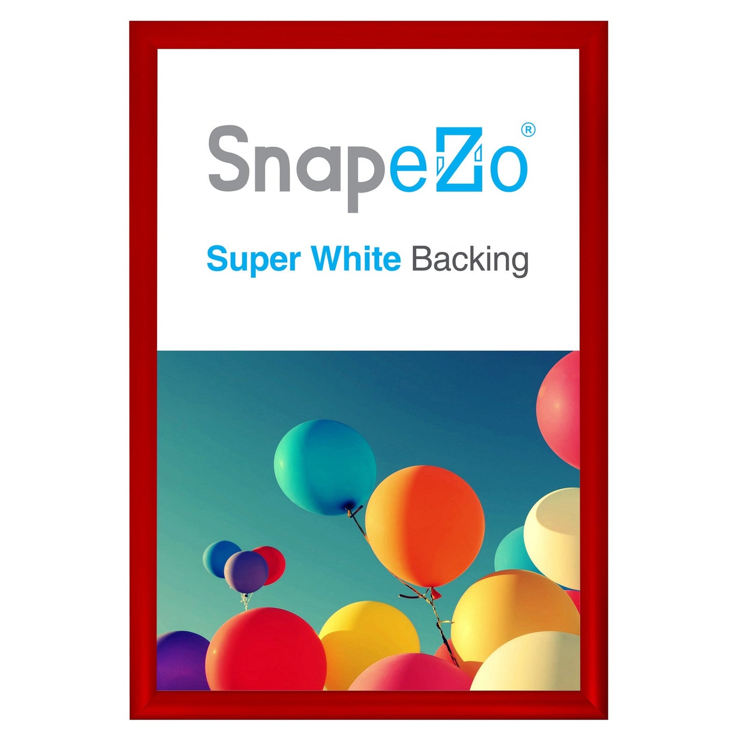 Load image into Gallery viewer, 16x24 Red SnapeZo® Snap Frame - 1.2&amp;quot; Profile
