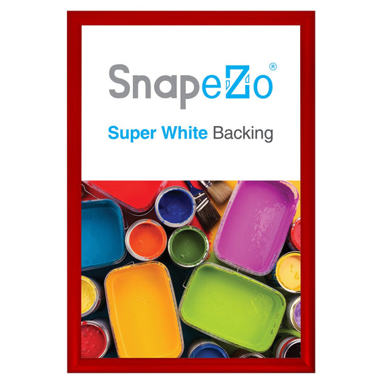 Load image into Gallery viewer, 12x18 Red SnapeZo® Snap Frame - 1.2&amp;quot; Profile
