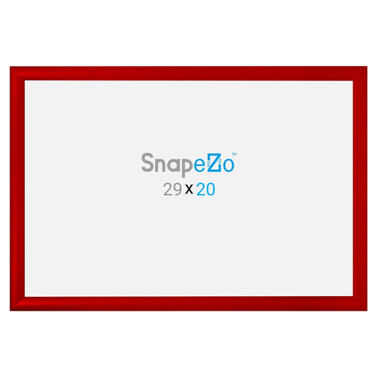 Load image into Gallery viewer, 20x29 Red SnapeZo® Snap Frame - 1.2&amp;quot; Profile

