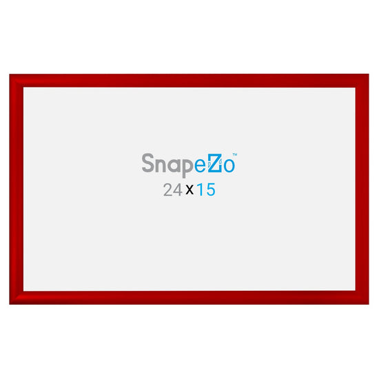 15x24 Red SnapeZo® Snap Frame - 1.2" Profile