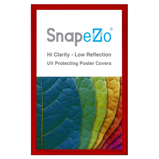 Load image into Gallery viewer, 14x22 Red SnapeZo® Snap Frame - 1.2&amp;quot; Profile
