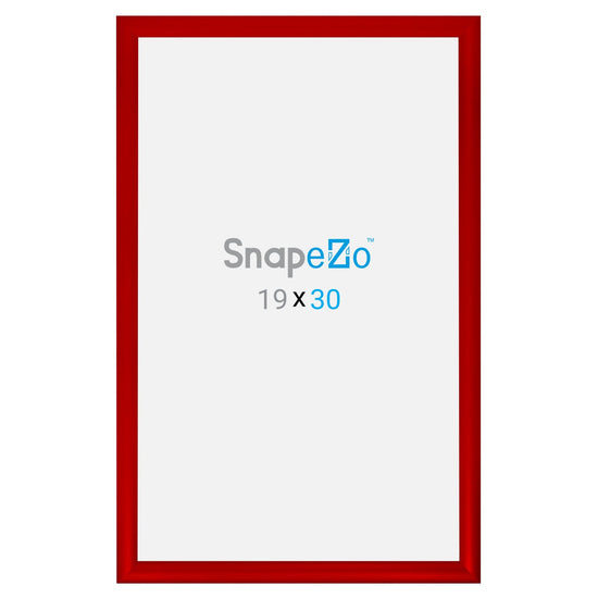 19x30 Red SnapeZo® Snap Frame - 1.2" Profile