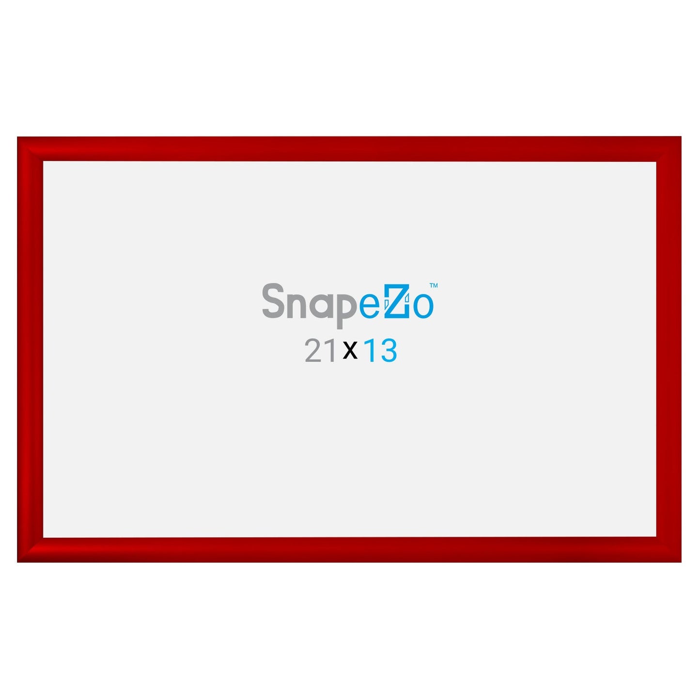 13x21 Red SnapeZo® Snap Frame - 1.2" Profile