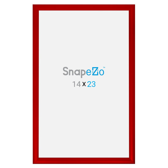 Load image into Gallery viewer, 14x23 Red SnapeZo® Snap Frame - 1.2&amp;quot; Profile
