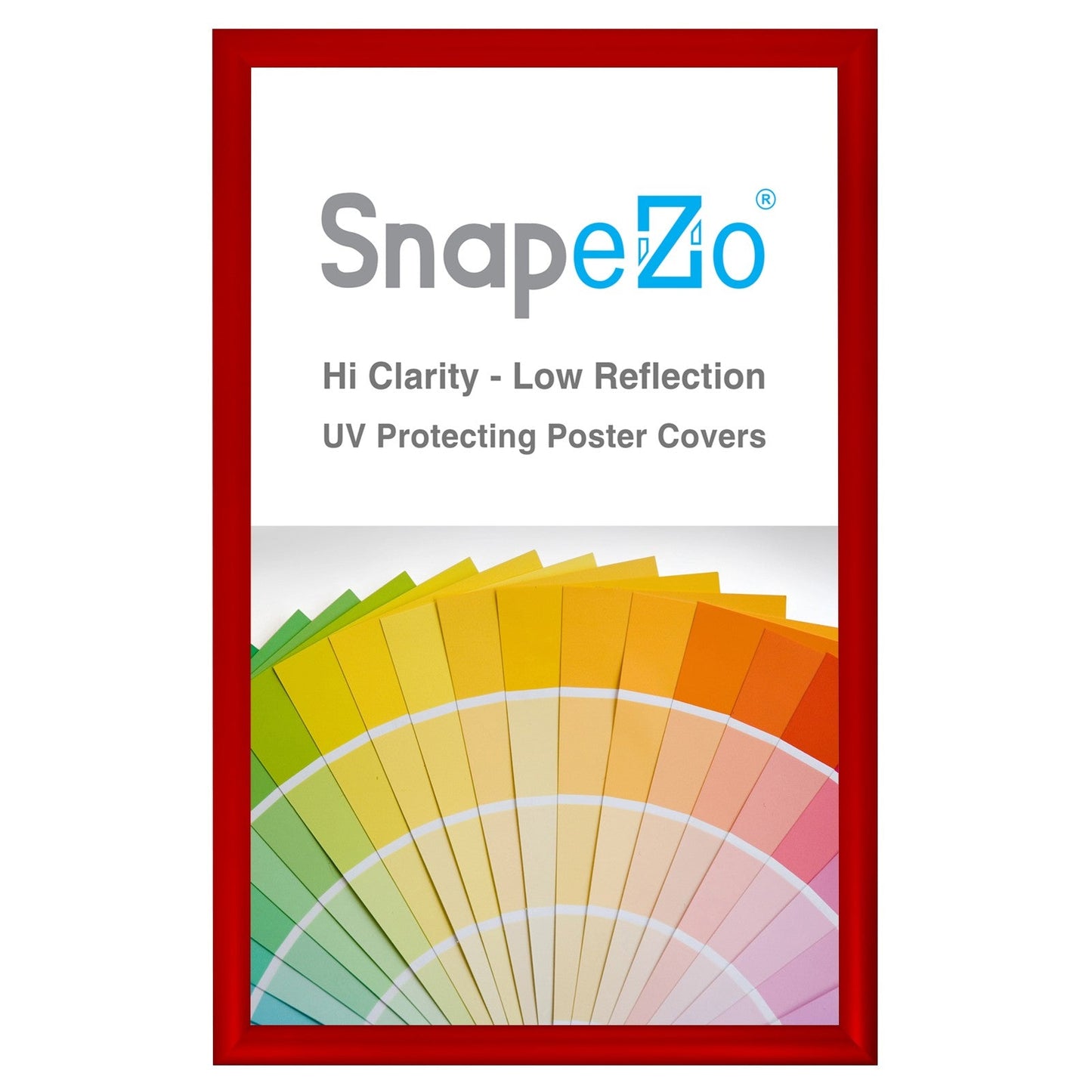 Load image into Gallery viewer, 14x23 Red SnapeZo® Snap Frame - 1.2&amp;quot; Profile
