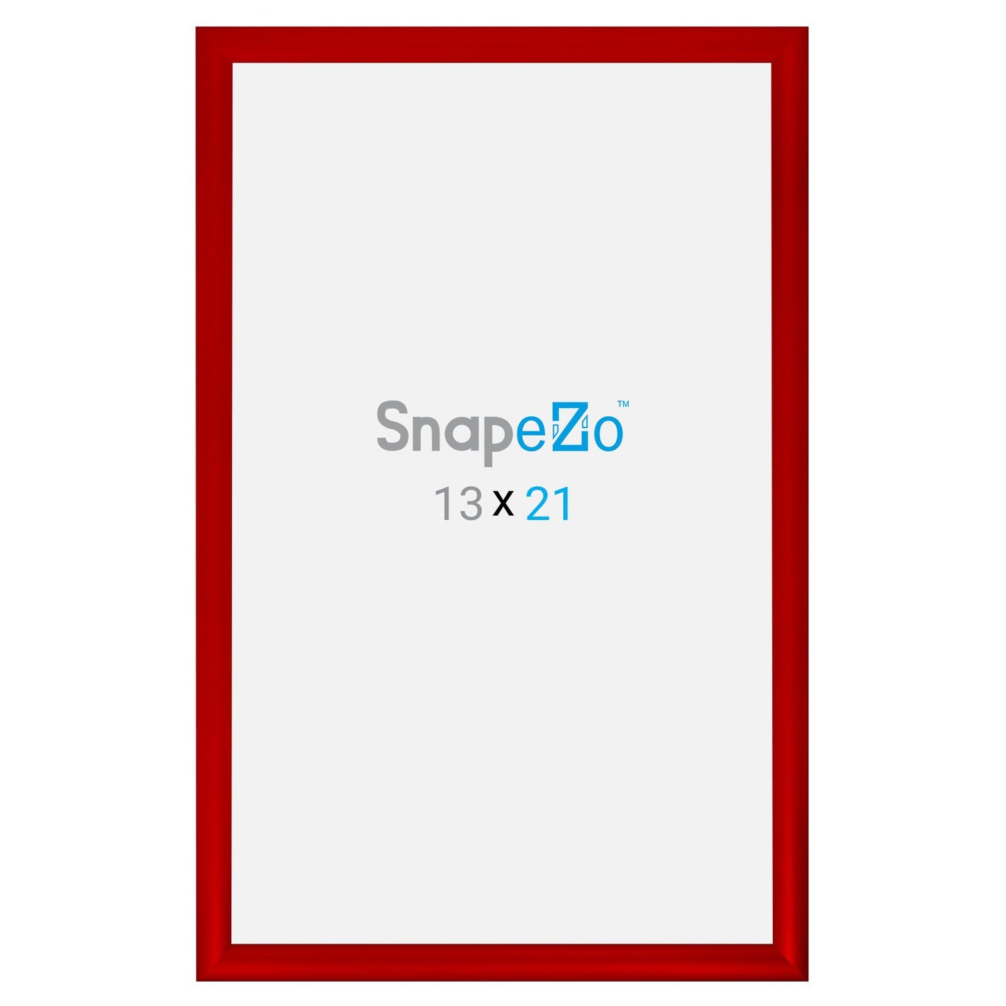 13x21 Red SnapeZo® Snap Frame - 1.2" Profile