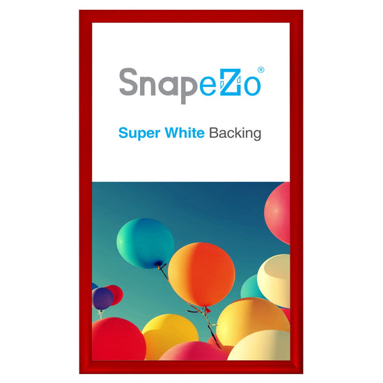 14x24 Red SnapeZo® Snap Frame - 1.2" Profile
