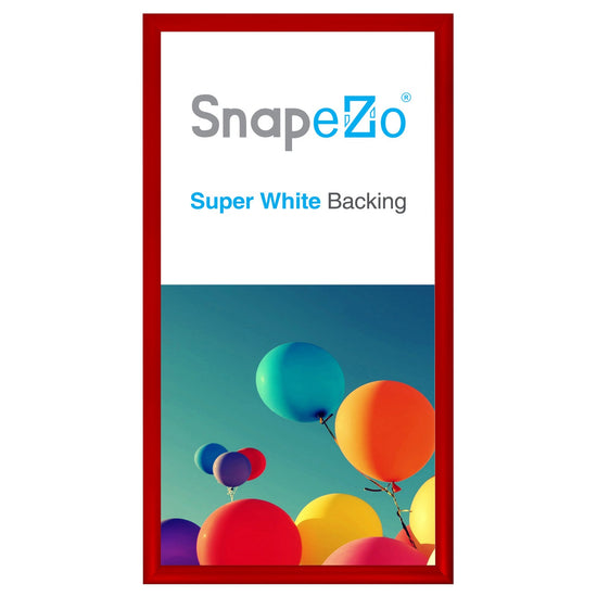 Load image into Gallery viewer, 11x22 Red SnapeZo® Snap Frame - 1.2&amp;quot; Profile
