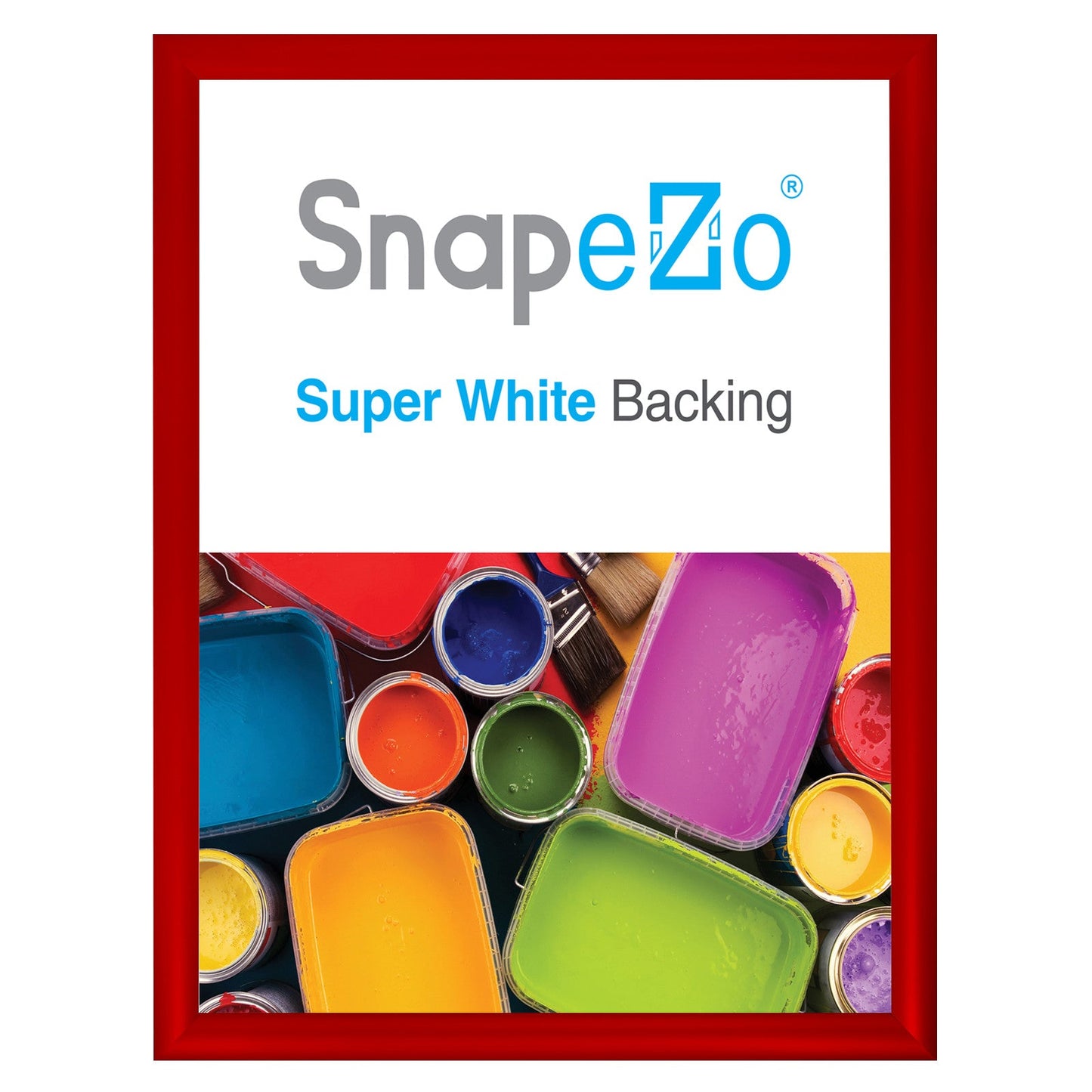 Load image into Gallery viewer, 15x20 Red SnapeZo® Snap Frame - 1.2&amp;quot; Profile
