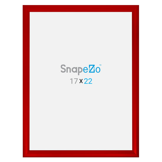 17x22 Red SnapeZo® Snap Frame - 1.2" Profile