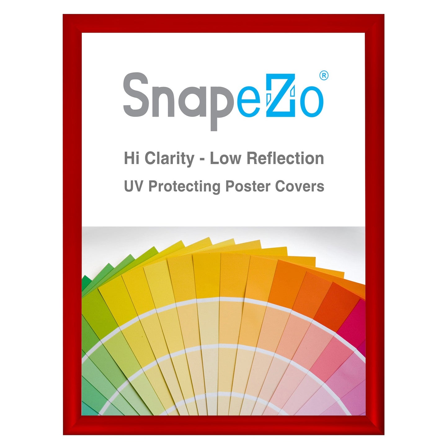 13x17 Red SnapeZo® Snap Frame - 1.2" Profile