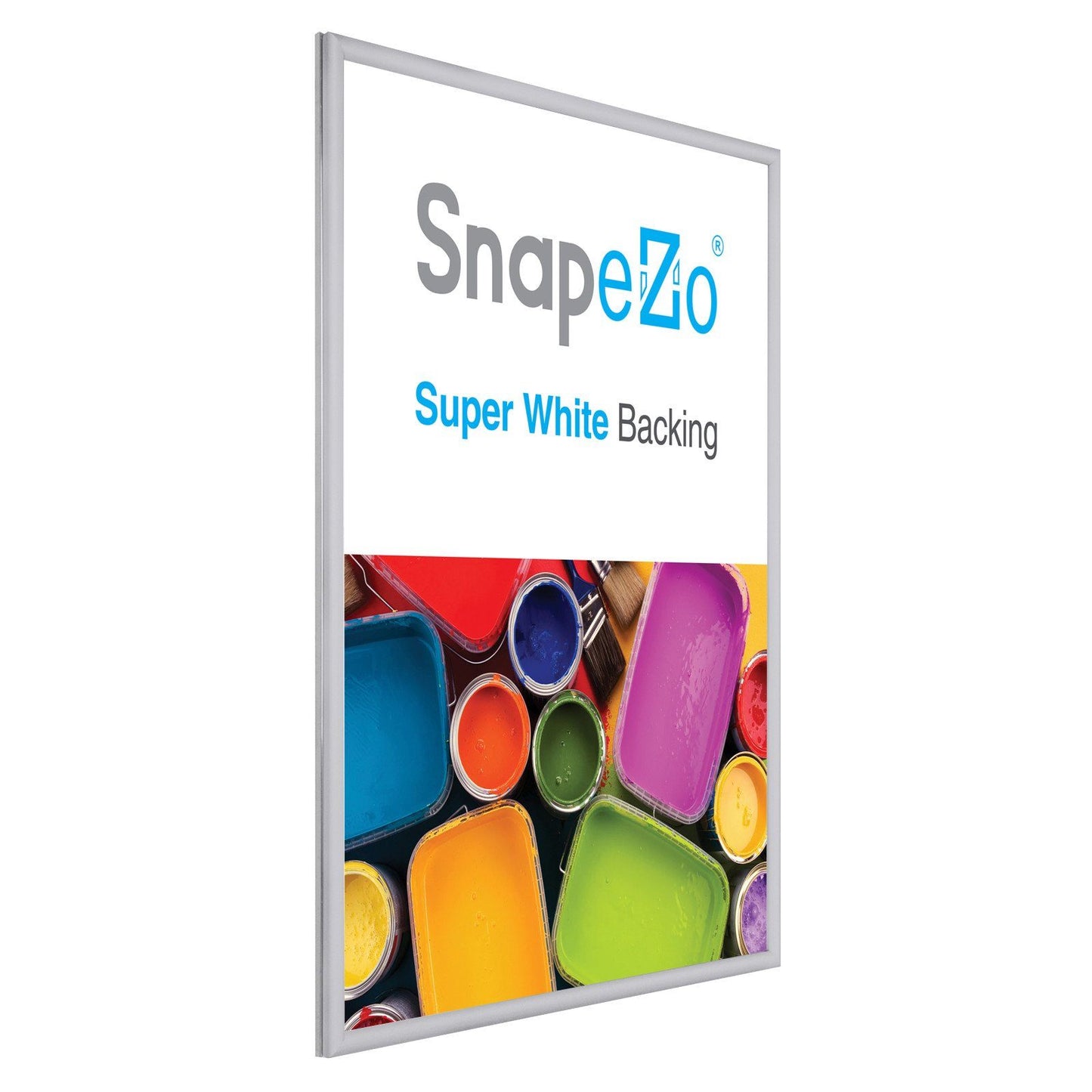 18x24 Silver SnapeZo® Snap Frame - 0.6 Inch Profile