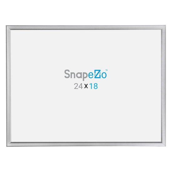 18x24 Silver SnapeZo® Snap Frame - 0.8 Inch Profile