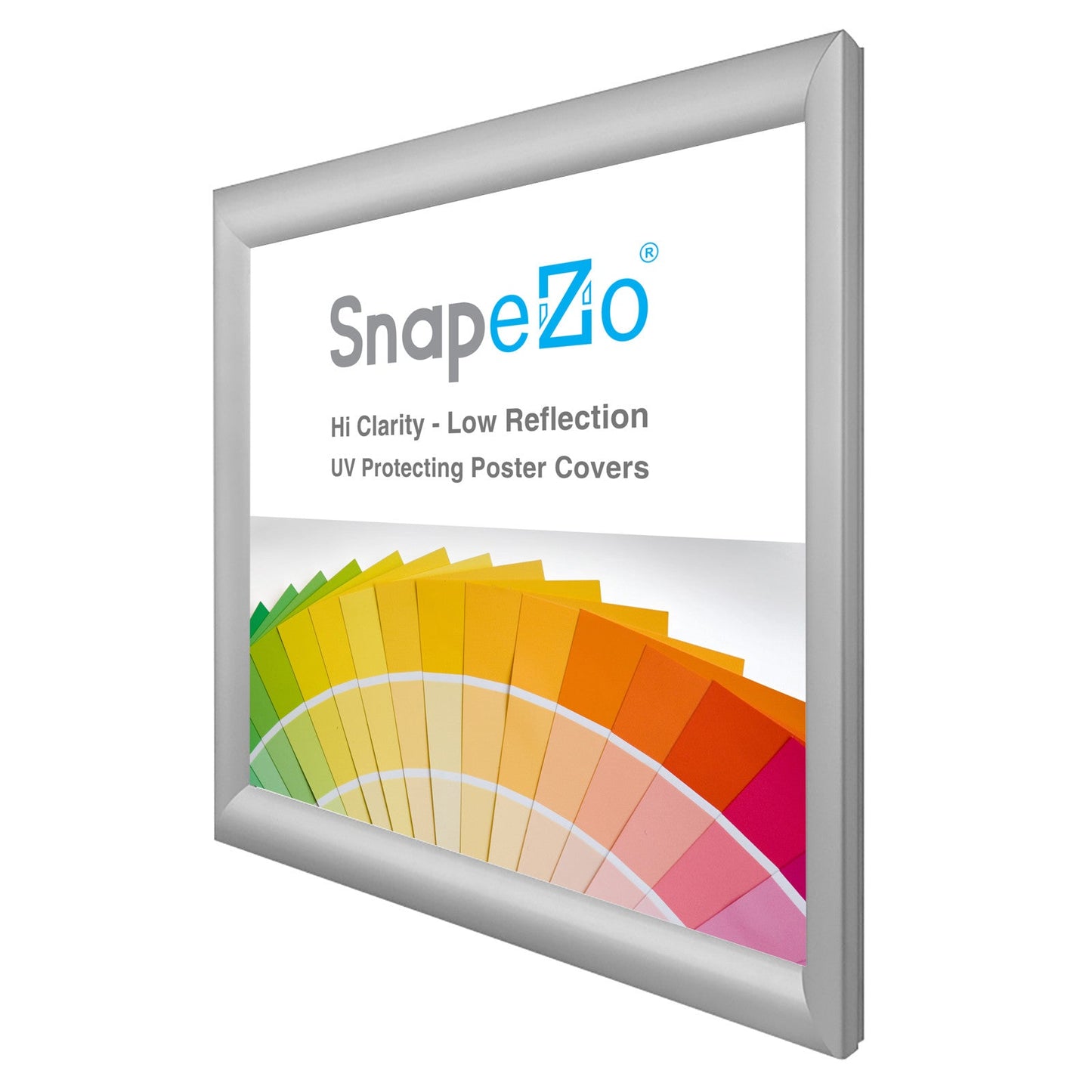 16x16 Silver SnapeZo® Snap Frame - 1.2" Profile