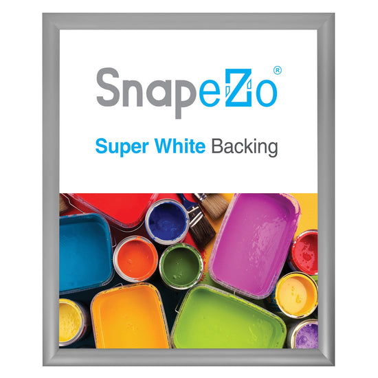 Load image into Gallery viewer, 15x18 Silver SnapeZo® Snap Frame - 1.2&amp;quot; Profile
