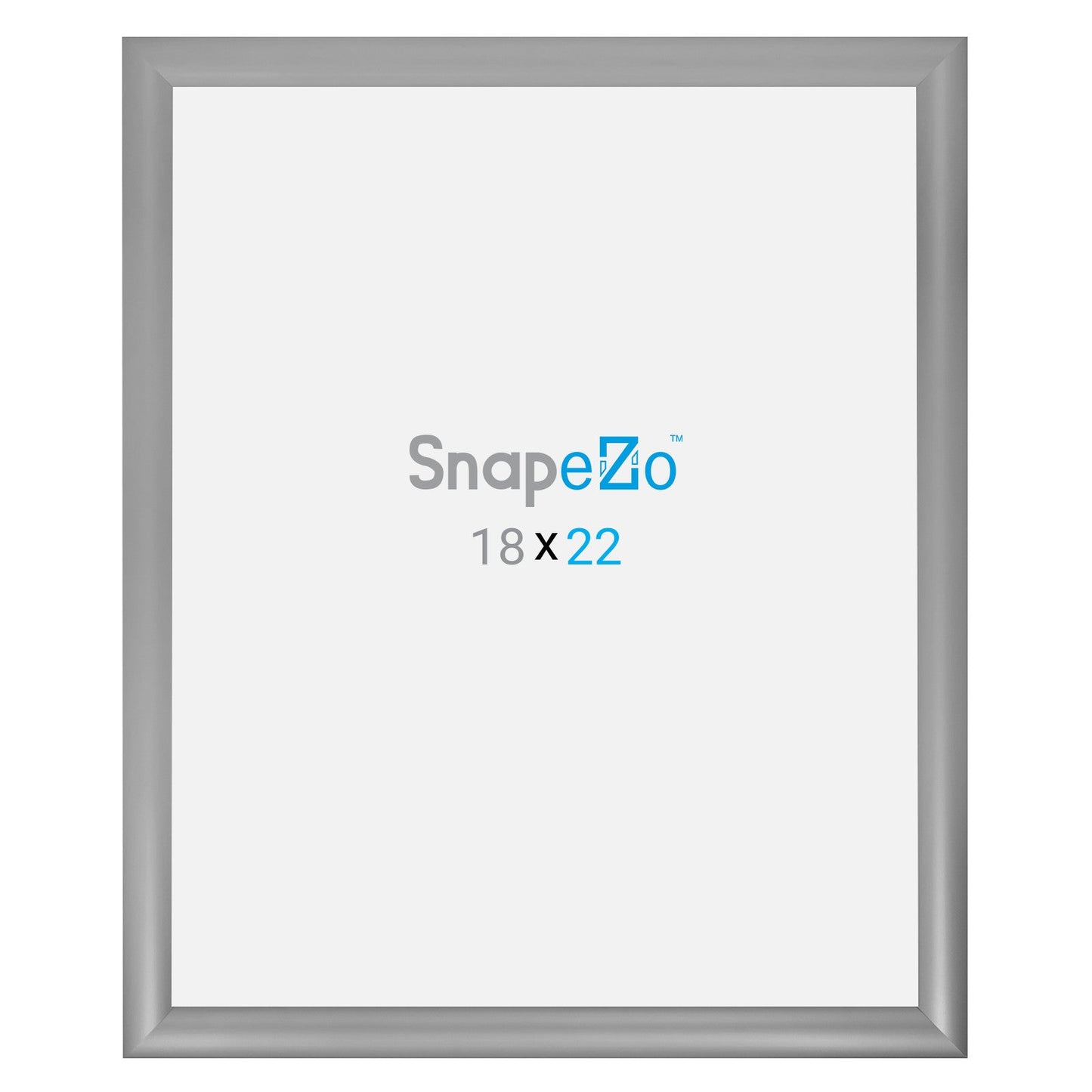 Load image into Gallery viewer, 18x22 Silver SnapeZo® Snap Frame - 1.2&amp;quot; Profile
