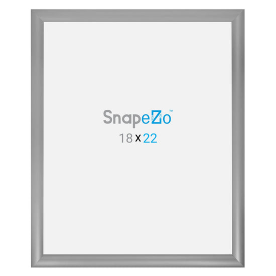 Load image into Gallery viewer, 18x22 Silver SnapeZo® Snap Frame - 1.2&amp;quot; Profile
