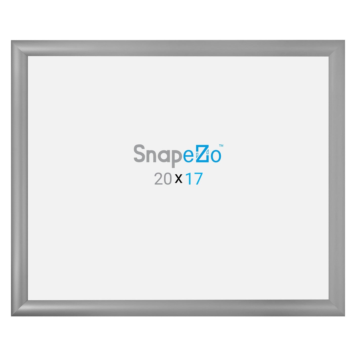 17x20 Silver SnapeZo® Snap Frame - 1.2" Profile