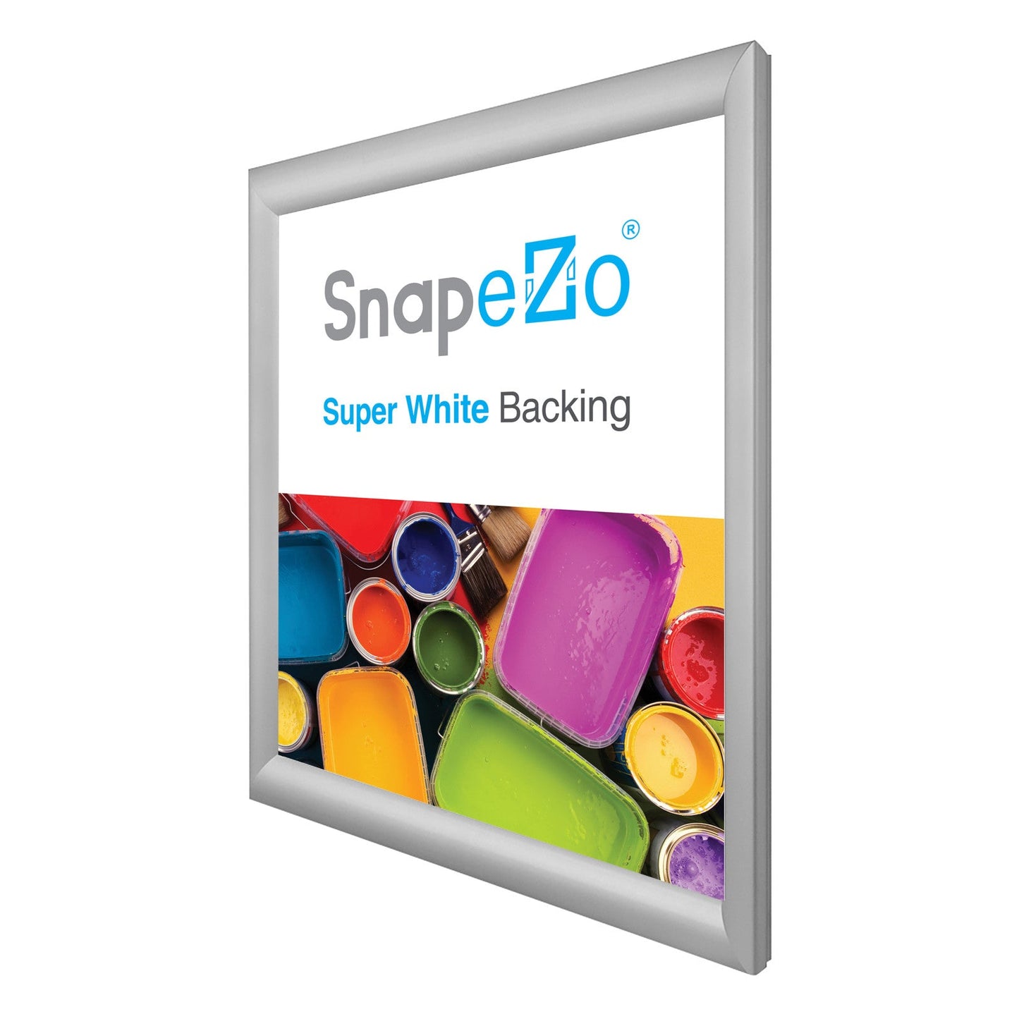 Load image into Gallery viewer, 17x21 Silver SnapeZo® Snap Frame - 1.2&amp;quot; Profile
