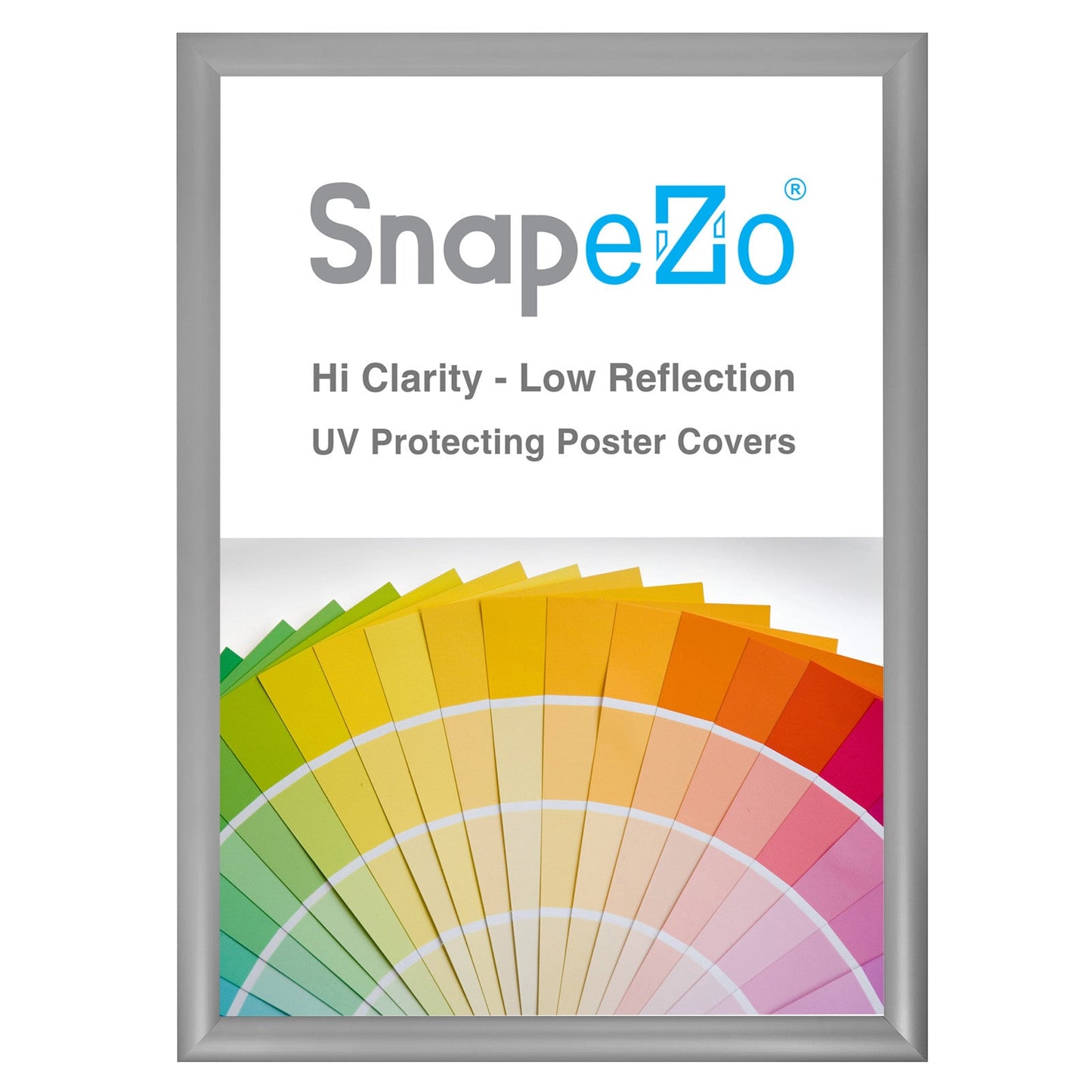 Load image into Gallery viewer, 14x20 Silver SnapeZo® Snap Frame - 1.2&amp;quot; Profile
