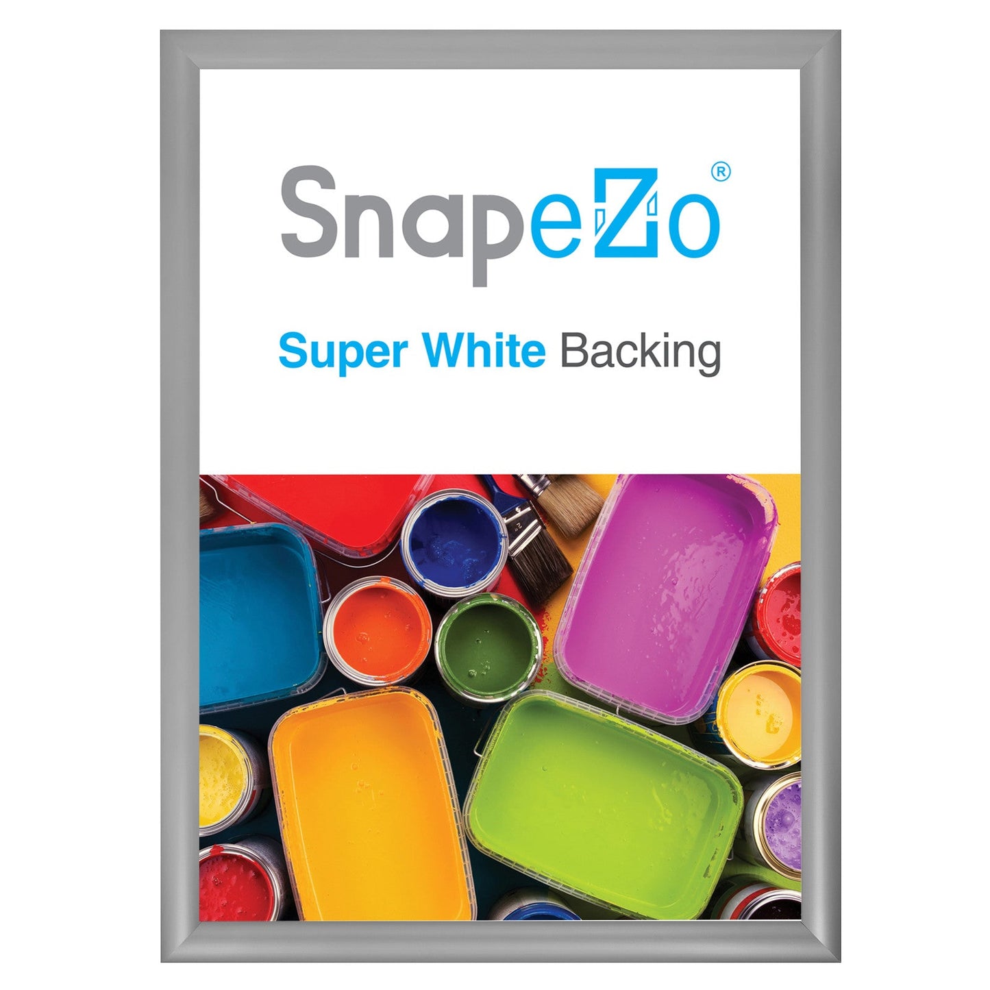 19x26 Silver SnapeZo® Snap Frame - 1.2" Profile