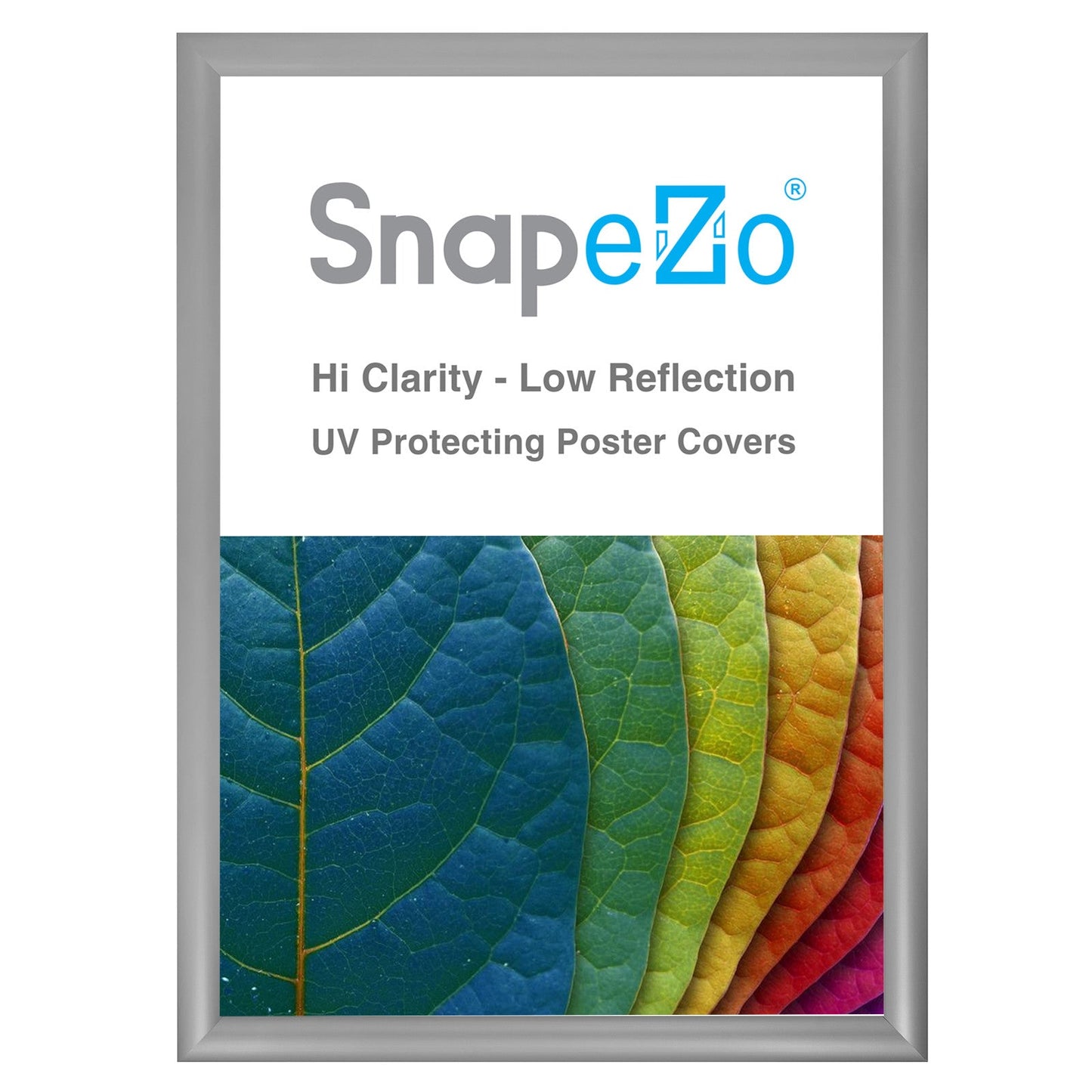 Load image into Gallery viewer, 19x27 Silver SnapeZo® Snap Frame - 1.2&amp;quot; Profile
