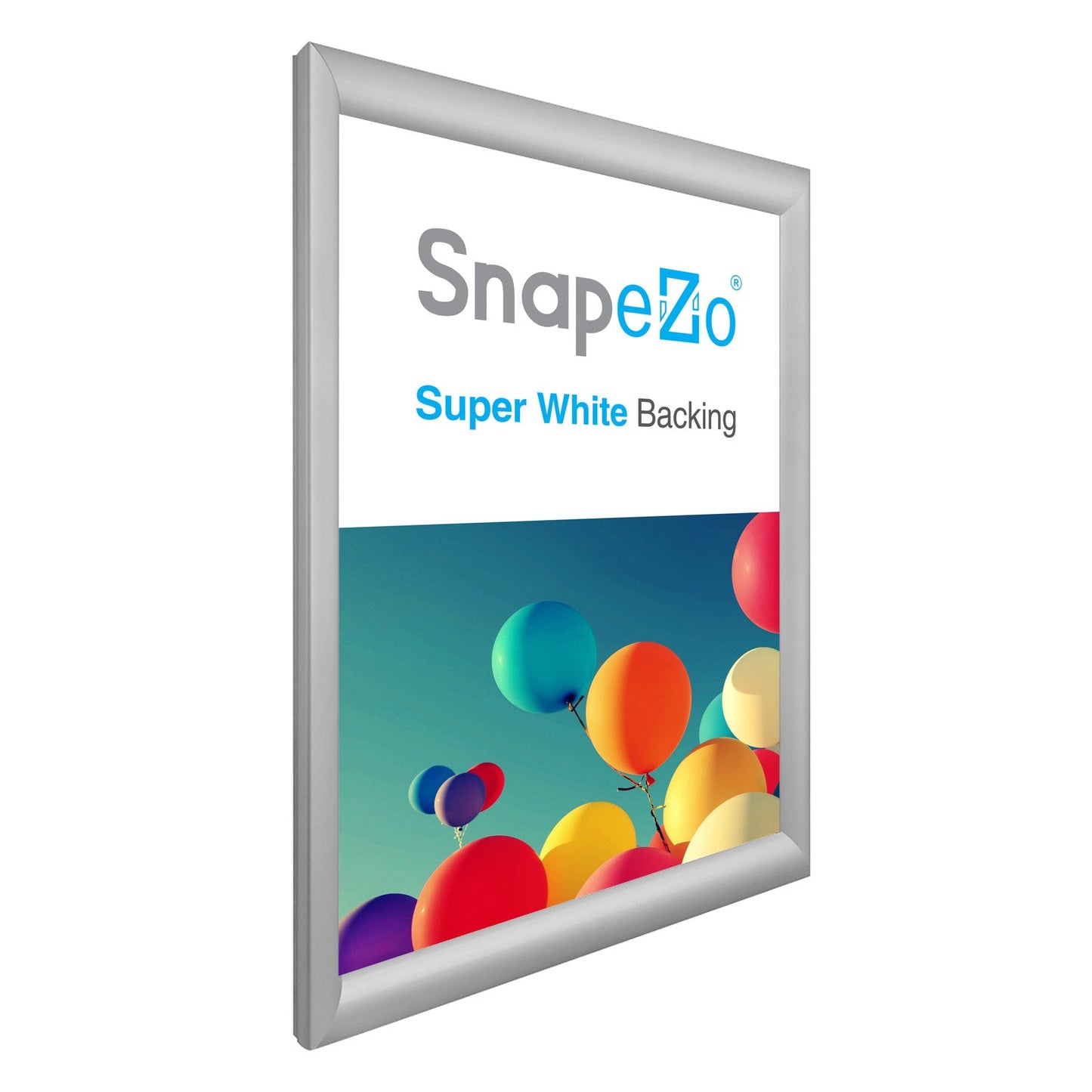 16x22 Silver SnapeZo® Snap Frame - 1.2" Profile